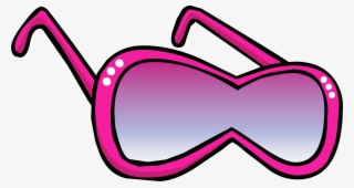 Free Png Download Club Penguin Glasses Png Images Background - Club Penguin Pink Diva Shades #8786413
