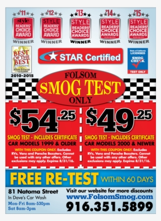 Folsom Smog Test Only [1 Image] Click Any Image To - Poster #8787203