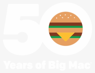 50 Years Of Big Mac - 50 Years Of Big Mac Logo #8788657 50 Years Of Big Mac - 50 Years Of Big Mac Logo #8788657