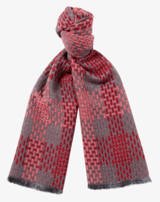 Atuni Textured Tartan Check Scarf Hover - Stole #8788794