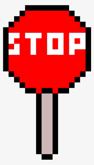 Stop Sign - Mana Potion Pixel Art #8789567