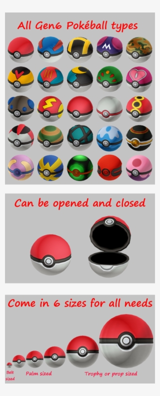 Belt Transparent Pokeball - Mmd Pokeball #8789889