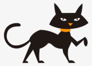 Black Cat Clipart Walking - Cat #8791006