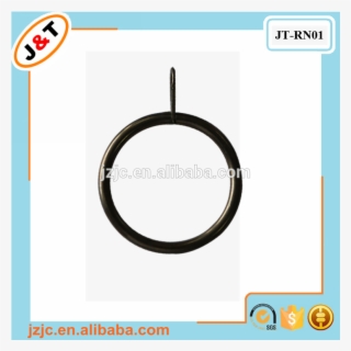 Curtain Rod 500mm Metal Black Curtain Eyelet Rings - Ceiling Mount Double Curtain Rod Brackets #8792143