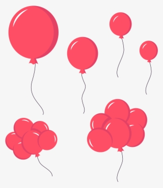 National Day Red Balloons Festive Png And Vector Image - Balloon #8792206