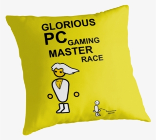 "glorious Pc Gaming Master Race" Throw Pillows By King84 - Pc Master Race T Shirt #8792241