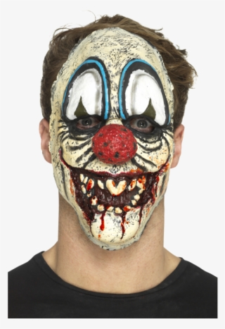 Deluxe Foam Latex Clown Head - Maquillage Halloween Homme Clown #8792361