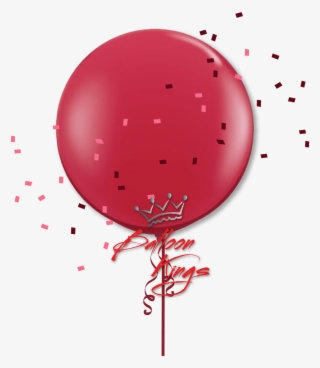 36in Jewel Ruby Red - Picsart Christmas Edit Png #8792369