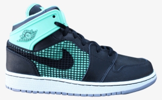 Air Jordan 1 Retro '89 Gs 'green Glow' - Sneakers #8792398