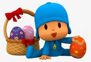 Free Png Download Pocoyo Found Easter Eggs Clipart - Ovo De Pascoa Do Pocoyo #8792696