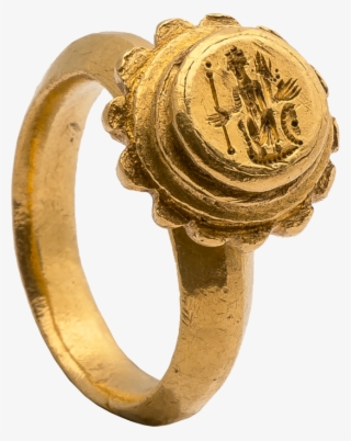 Gold Ring With Personification Of Constantinople - Engagement Ring #8792821