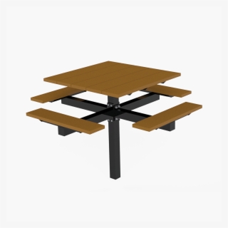 4' Square Pedestal Table - Picnic Table #8793116