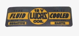 Jaguar Coil Sticker, - Label #8794156