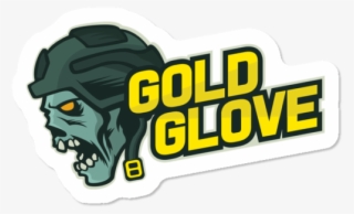 Goldglove Sticker - Graphic Design #8794300