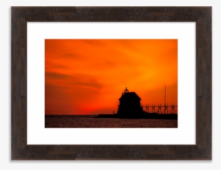Grand Haven Lighthouse Printed And Framed Photography - Picture Frame #8795902