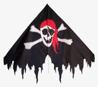 Image Of Jolly Roger Fringe Delta Kite - Illustration #8796461
