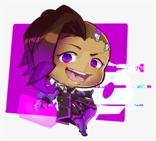 [fan Art Overwatch] Sombra Chibi By Aude Javel - Cute Sombra Art Overwatch #8796740