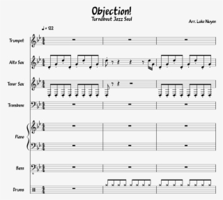 [wip] Turnabout Jazz Soul - Phoenix Wright Objection Trumpet Solo Sheet Music #8796785