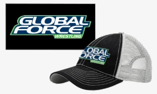 Global Force Wrestling Black And Grey Ballcap - Global Force Wrestling #8796912 Global Force Wrestling Black And Grey Ballcap - Global Force Wrestling #8796912