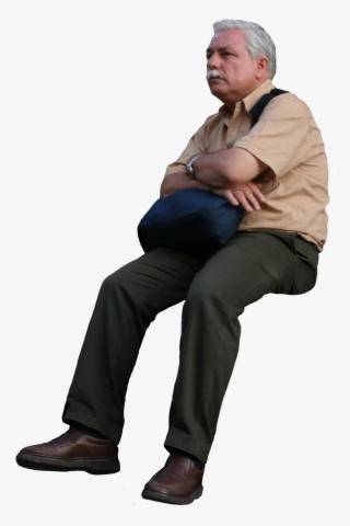 Grandfather Sitting Png #8797096