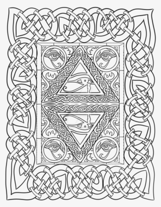 Eye Of Horus Coloring Pages 5 By Ryan - Line Art #8798368