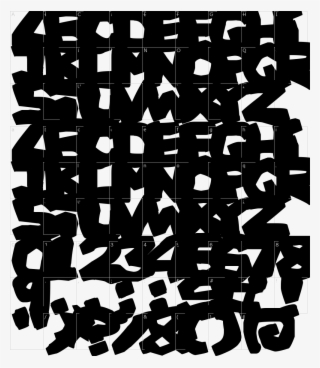 Font Characters - Calligraphy #8799321