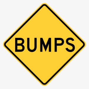 Njdot Bumps Sign - Slow Down Sign #880608