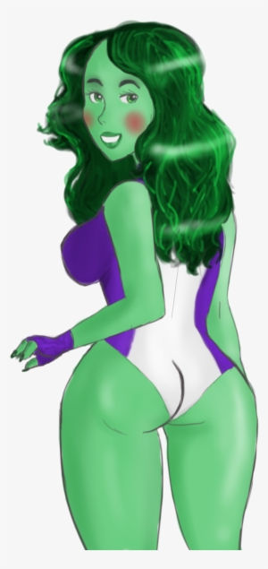 Butt Drawing She Hulk - Cartoon #880633