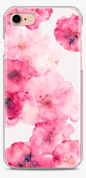 Coque Iphone 7/iphone 8 Watercolor Pink Bouquet Flowers - Iphone 7 #880651