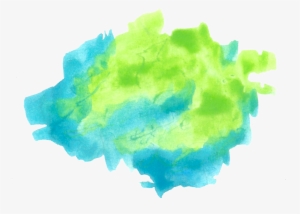 Watercolor Painting - Paint Blue And Yellow Png #881301