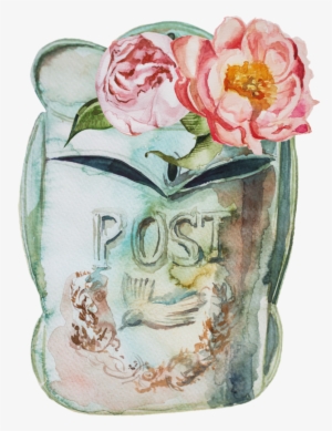 Post Vintage Mail - Garden Roses #881404