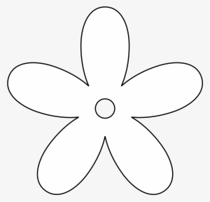 Retro Flower Clipart - Flower Clip Art White #881569
