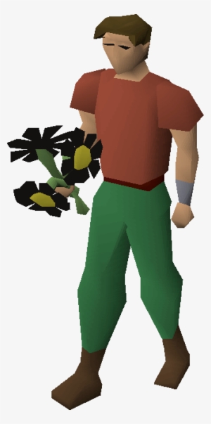 Black Flowers Equipped - Flower #881596