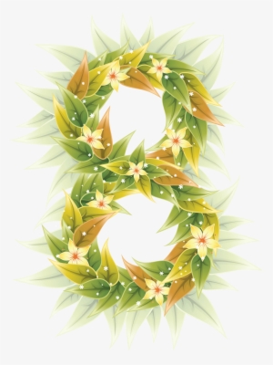 8 Number Png - Dia De La Mujer Hd #881678