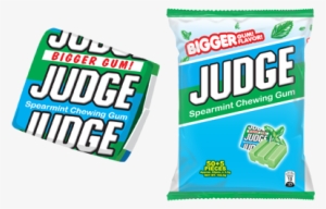 Judge Chewing Gum - Judge Bubble Gum Png #881943