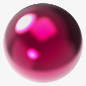 Black - Gunmetal - Bubblegum - Ruby - Sphere #881999