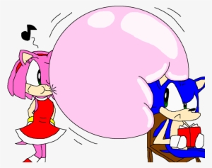 Amy Blows A Fast Bubble Gum By Pokegirlrules On Deviantart - Cartoon #882020