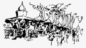 Black, Flower, White, Flowers, Market, Marseilles - Market Clip Art #882053