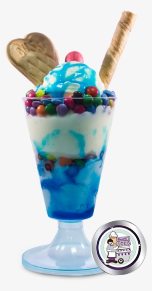 Blue Bubblegum - Blue Ice Cream Sundae #882162