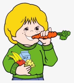 Kids Eating Clipart Png - Kids Eating Healthy Food Clipart #882475