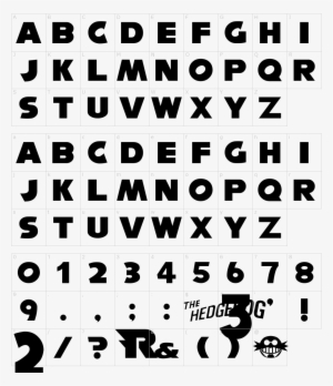 Font Characters - Police #883077