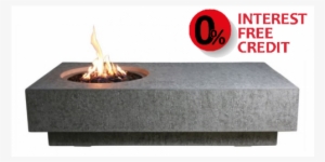 Elementi Metropolis Fire Pit Table #883216