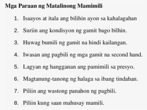 Matalinong Mamimili Png Pluspng - Document #883473