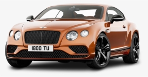 Orange Bentley Continental Gt Speed Car Png Image - 2017 Bentley Continental Gt Coupe #883710