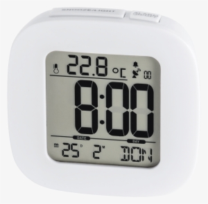 "rc 45" Radio Controlled Alarm Clock, White #883981