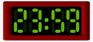 Library Clock Svg Digital - Digital Clock Showing Military Time #884140