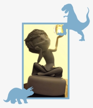 Inside Out Joy Maquette - Cat Gegen T-rex Mousepad #885179