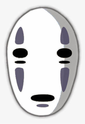 Noface Mask White - Spirited Away No Face Png #885200