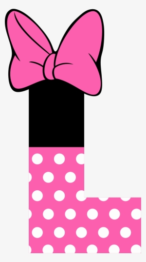 Mickey Party, Mickey Minnie Mouse, Letters And Numbers, - Minnie Mouse Letter #885343