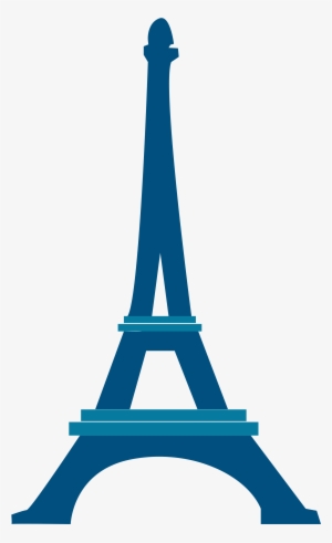 Eiffel Tower Clipart Blue - Eiffel Tower Adobe Illustrator #885464